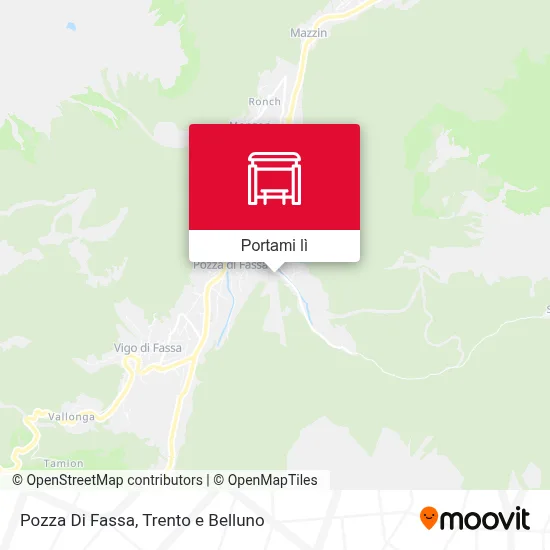 Mappa Pozza Di Fassa
