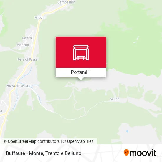 Mappa Buffaure - Monte