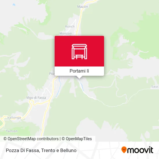 Mappa Pozza Di Fassa