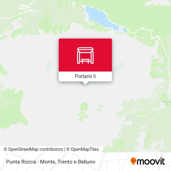 Mappa Punta Rocca - Monte