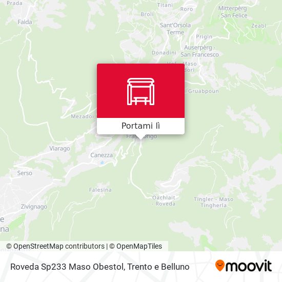 Mappa Roveda Sp233 Maso Obestol