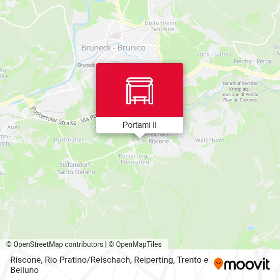 Mappa Riscone, Rio Pratino / Reischach, Reiperting