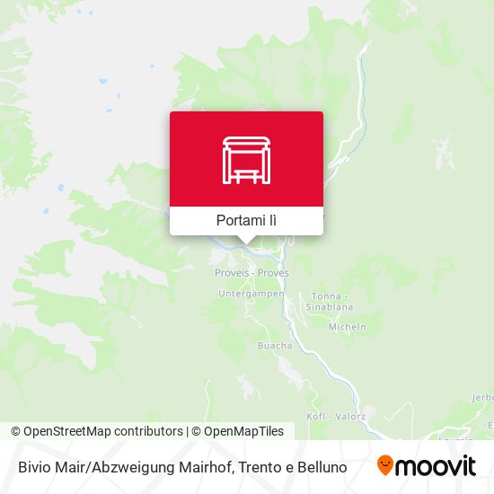 Mappa Bivio Mair/Abzweigung Mairhof