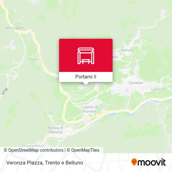 Mappa Veronza Piazza
