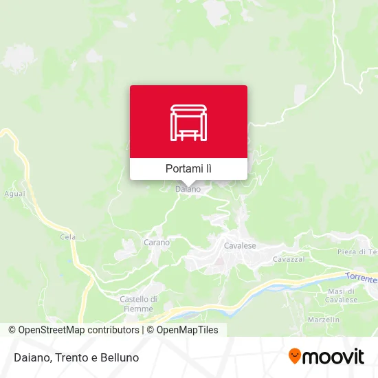 Mappa Daiano