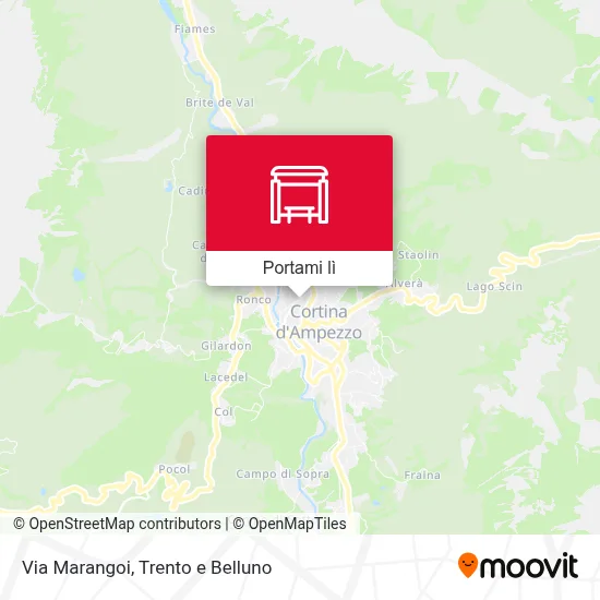 Mappa Via Marangoi