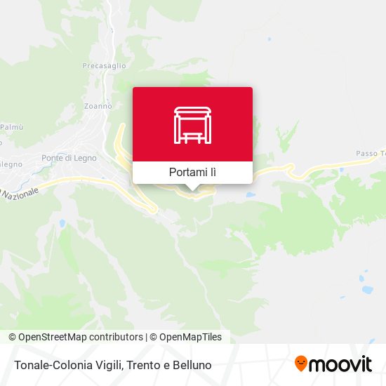 Mappa Tonale-Colonia Vigili