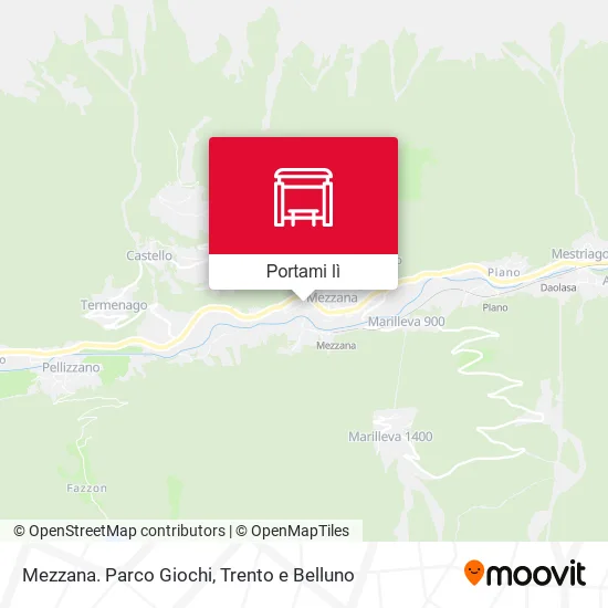 Mappa Mezzana. Parco Giochi
