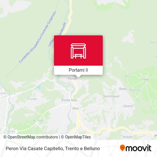 Mappa Peron Via Casate Capitello