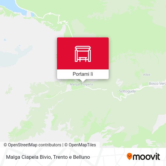 Mappa Malga Ciapela Bivio