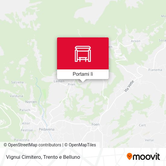 Mappa Vignui Cimitero
