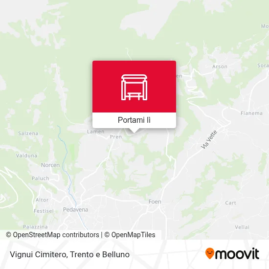 Mappa Vignui Cimitero