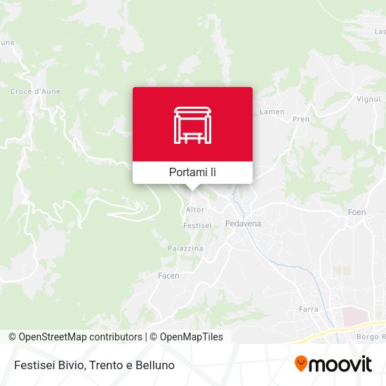 Mappa Festisei Bivio