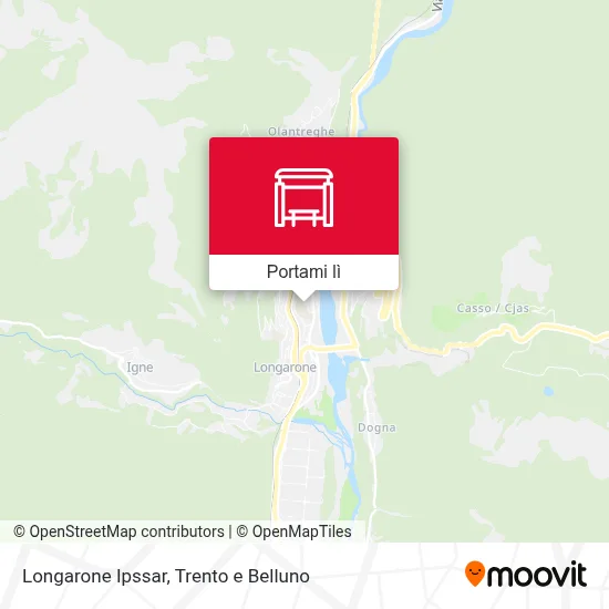 Mappa Longarone Ipssar