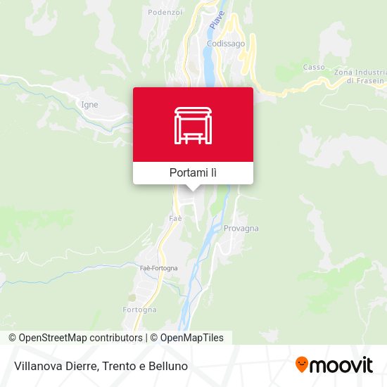Mappa Villanova Dierre