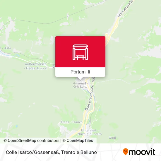 Mappa Colle Isarco/Gossensaß