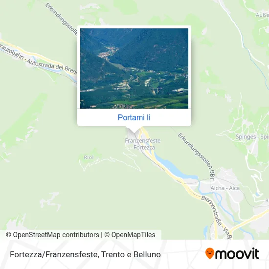 Mappa Fortezza/Franzensfeste