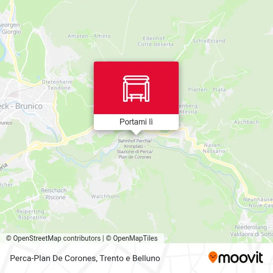 Mappa Perca-Plan De Corones