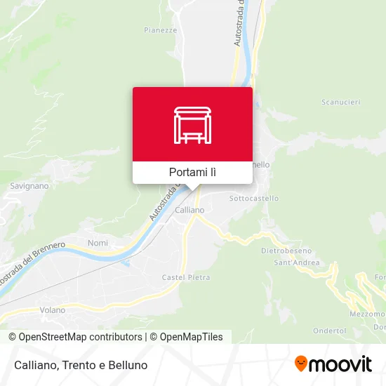 Mappa Calliano