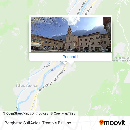 Mappa Borghetto Sull'Adige