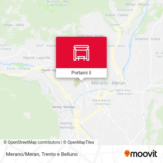 Mappa Merano/Meran