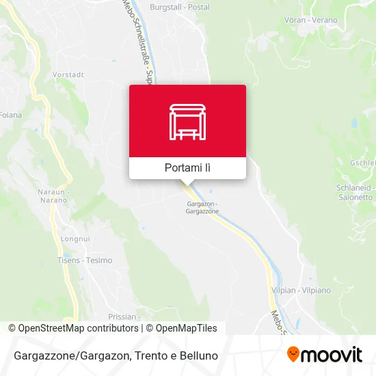 Mappa Gargazzone/Gargazon