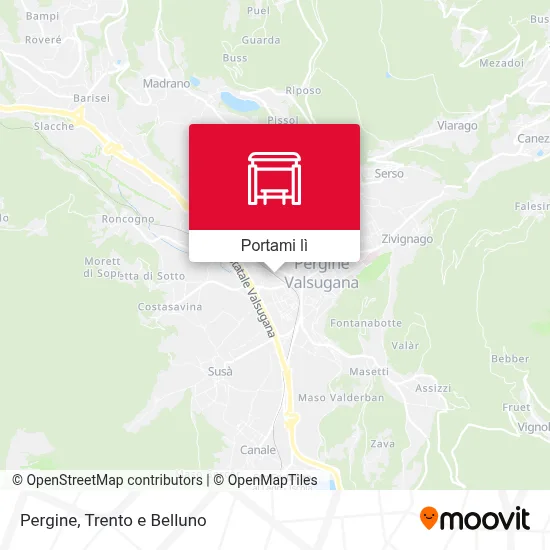 Mappa Pergine