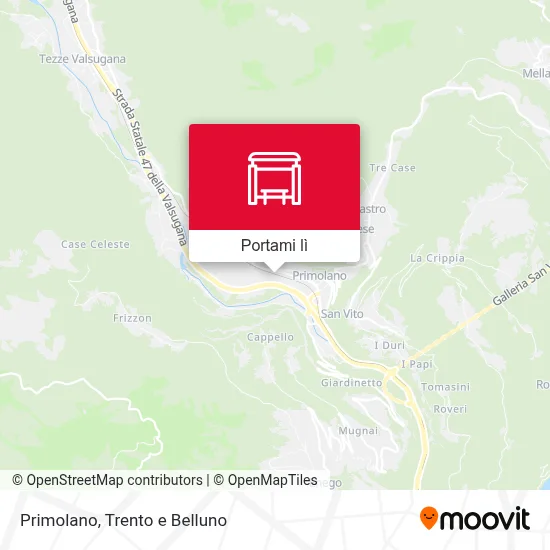 Mappa Primolano