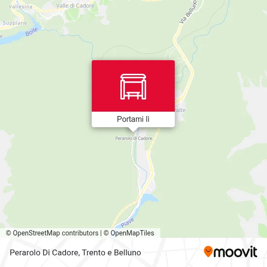 Mappa Perarolo Di Cadore