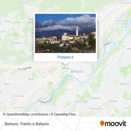 Mappa Belluno