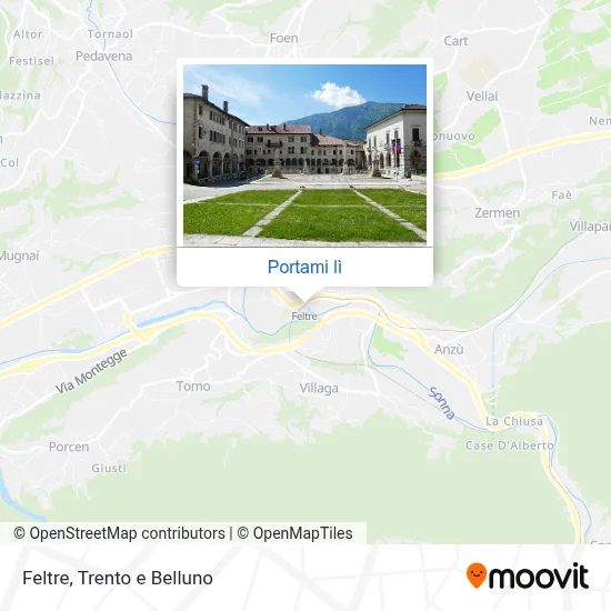 Mappa Feltre