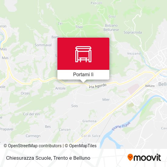 Mappa Chiesurazza Scuole