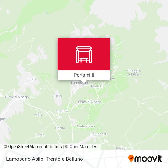 Mappa Lamosano Asilo