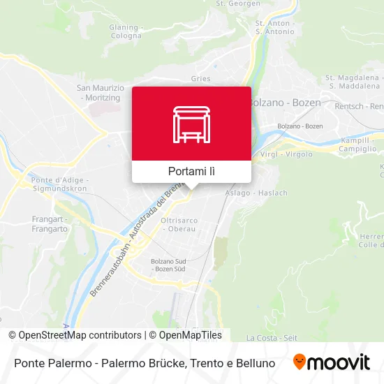 Mappa Ponte Palermo - Palermo Brücke