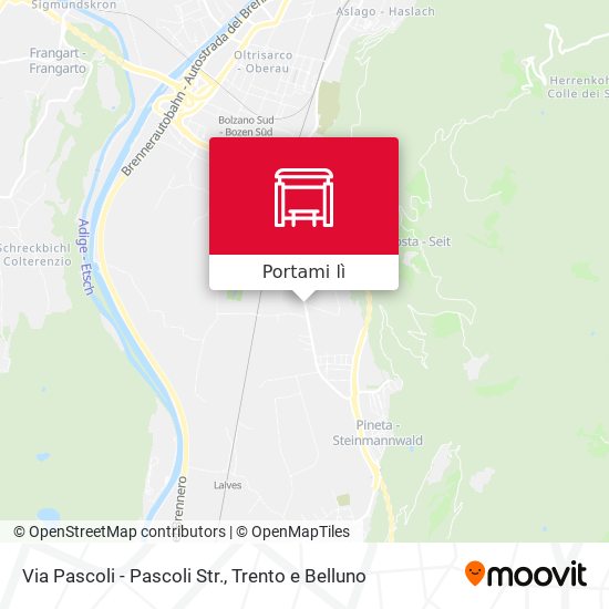 Mappa Via Pascoli - Pascoli Str.