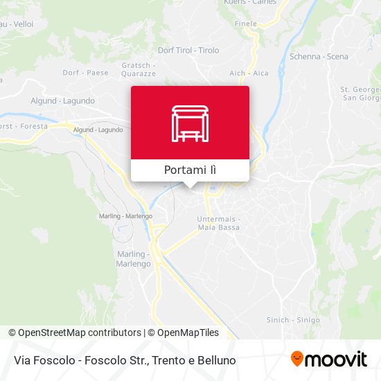 Mappa Via Foscolo - Foscolo Str.
