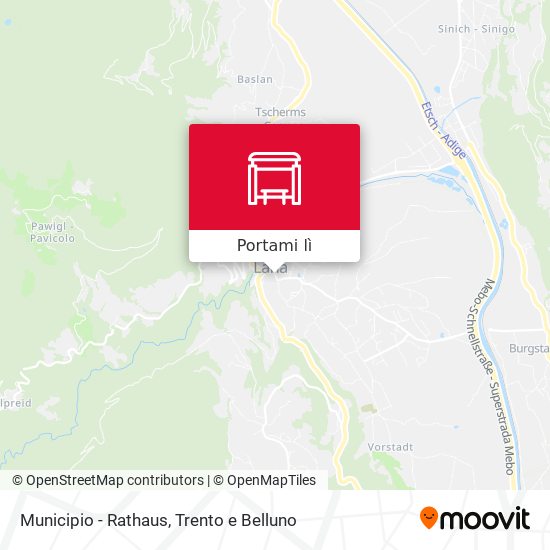Mappa Municipio - Rathaus