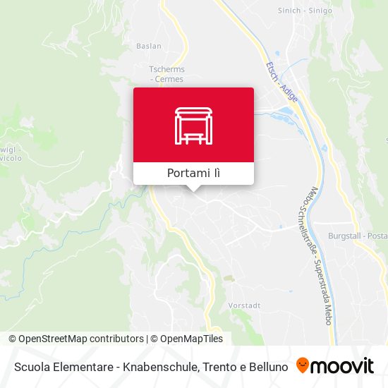 Mappa Scuola Elementare - Knabenschule