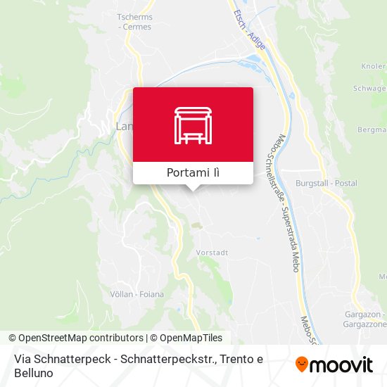 Mappa Via Schnatterpeck - Schnatterpeckstr.