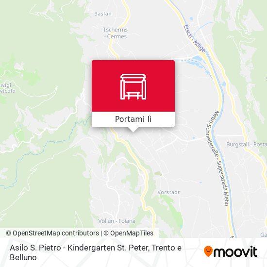 Mappa Asilo S. Pietro - Kindergarten St. Peter