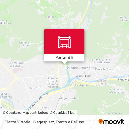 Mappa Piazza Vittoria - Siegesplatz