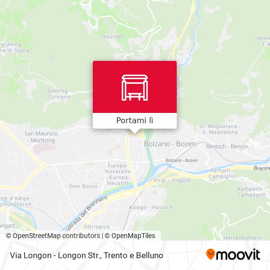 Mappa Via Longon - Longon Str.