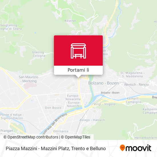 Mappa Piazza Mazzini - Mazzini Platz