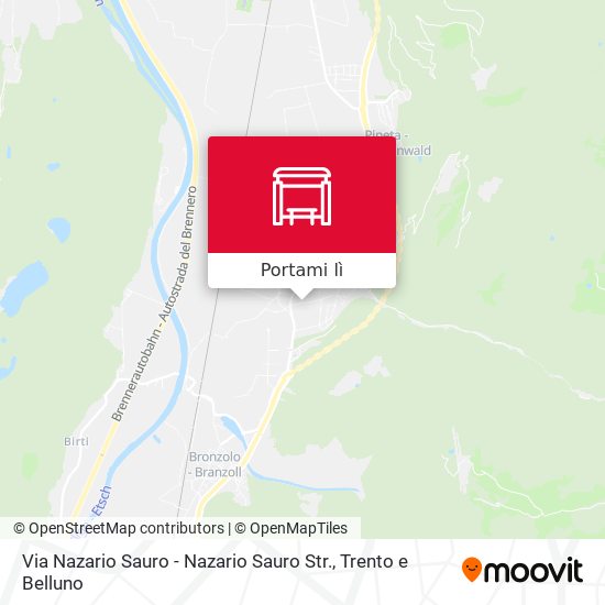Mappa Via Nazario Sauro - Nazario Sauro Str.
