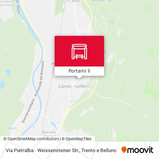 Mappa Via Pietralba - Weissensteiner Str.