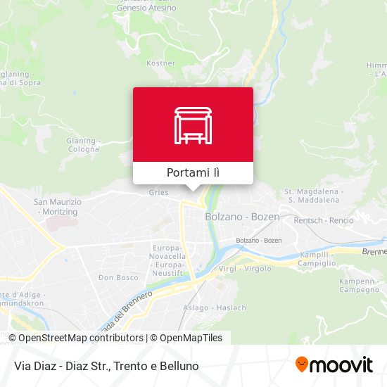 Mappa Via Diaz - Diaz Str.