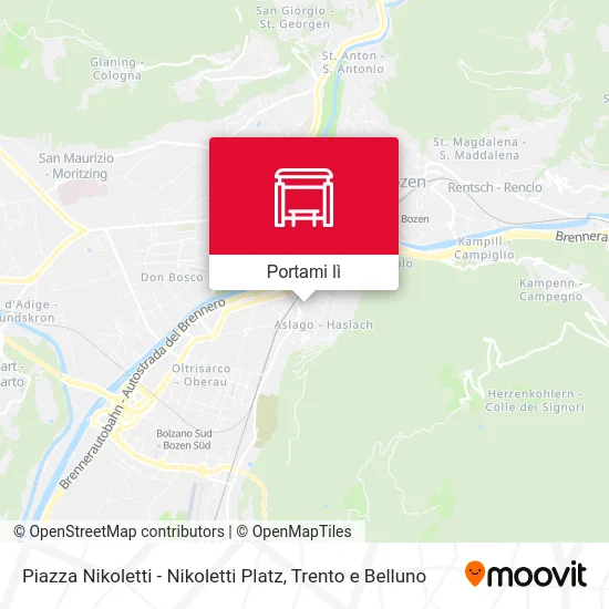 Mappa Piazza Nikoletti - Nikoletti Platz