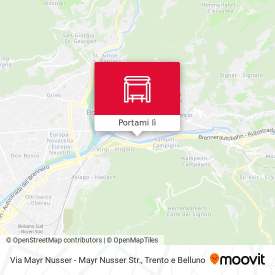 Mappa Via Mayr Nusser - Mayr Nusser Str.