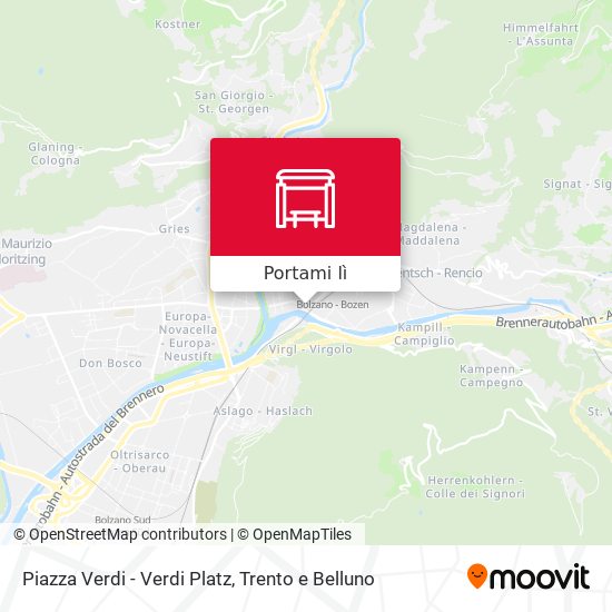 Mappa Piazza Verdi - Verdi Platz