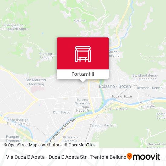 Mappa Via Duca D'Aosta - Duca D'Aosta Str.